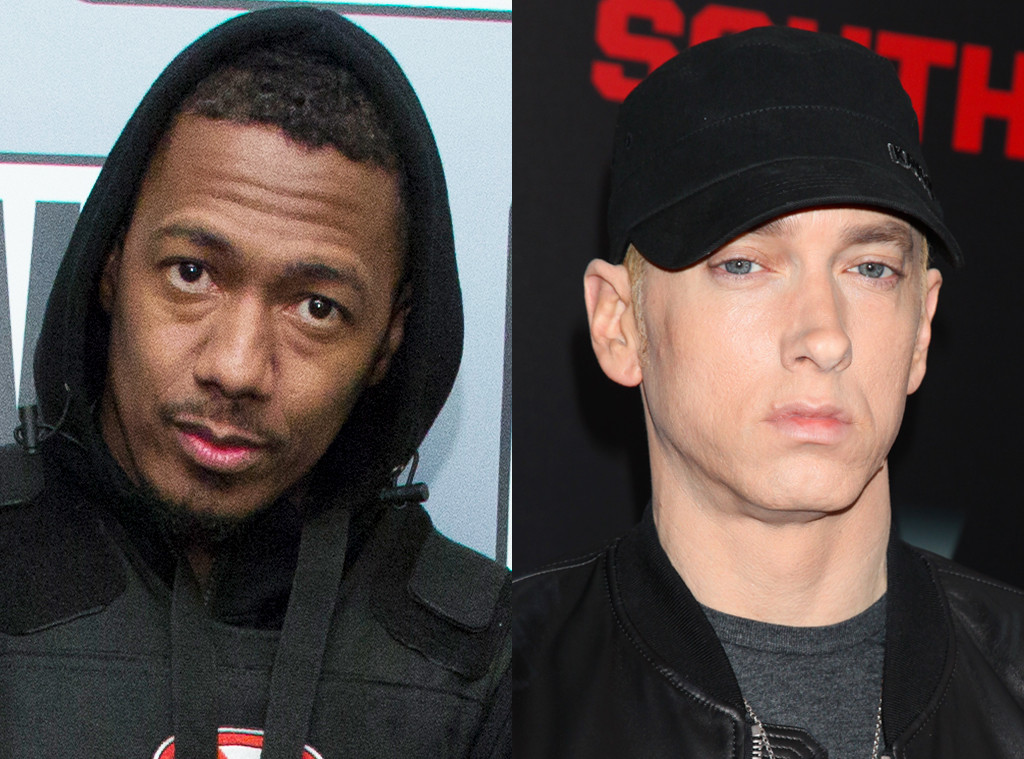 Eminem Claps Back After Nick Cannon Drops The Invitation Diss Song E Online